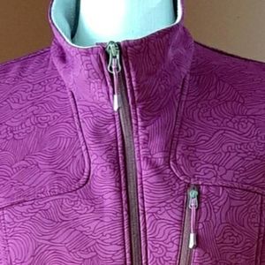Super cute jacket,XL,Raspberry print, Eddie Bauer
